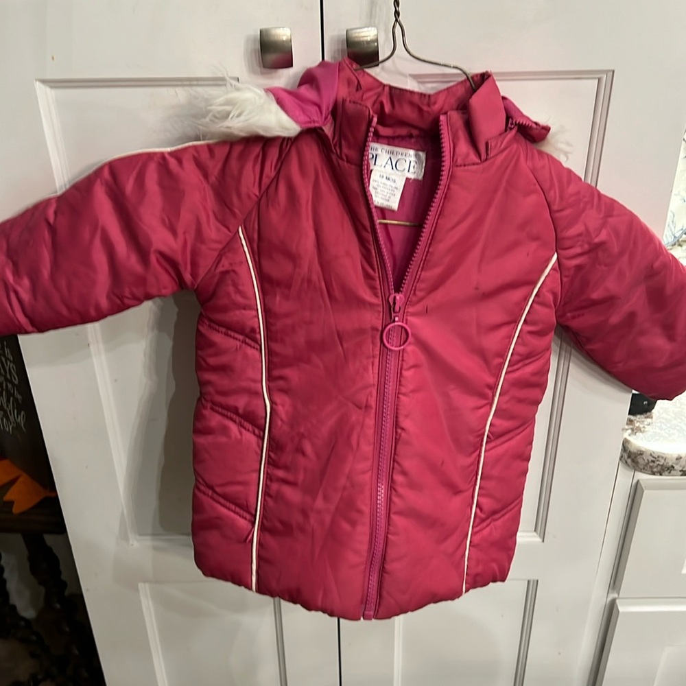 18 months The Children’s Place lined pink Jacket with hood
